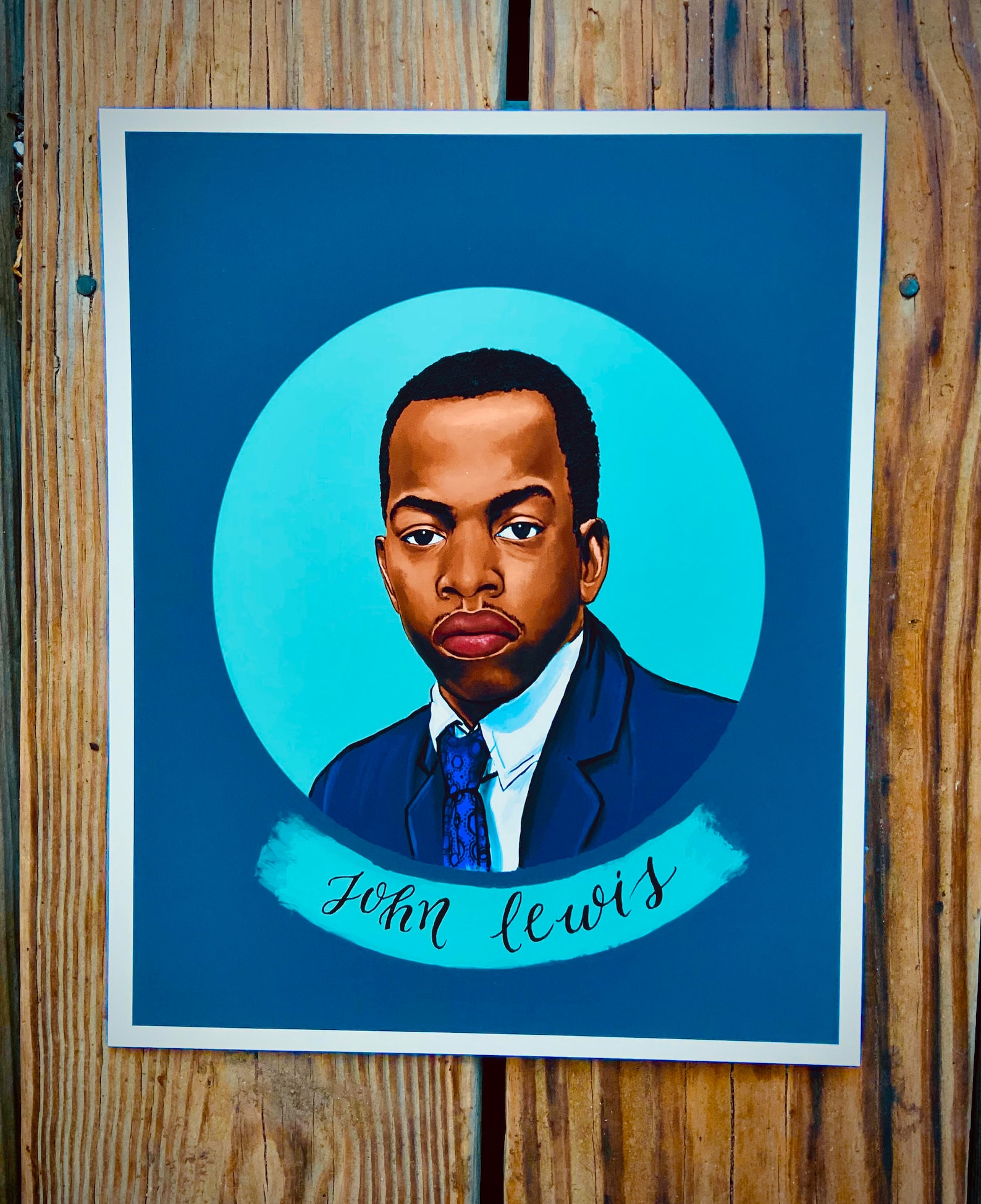 John Lewis 8 X 10 in Art Print Etsy