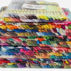 482 Colors Cross Stitch Embroidery Thread All 447 Colors Set+35 Colors Gift Box,Made from Double Mercerized 100% Egyptian Long Staple Cotton