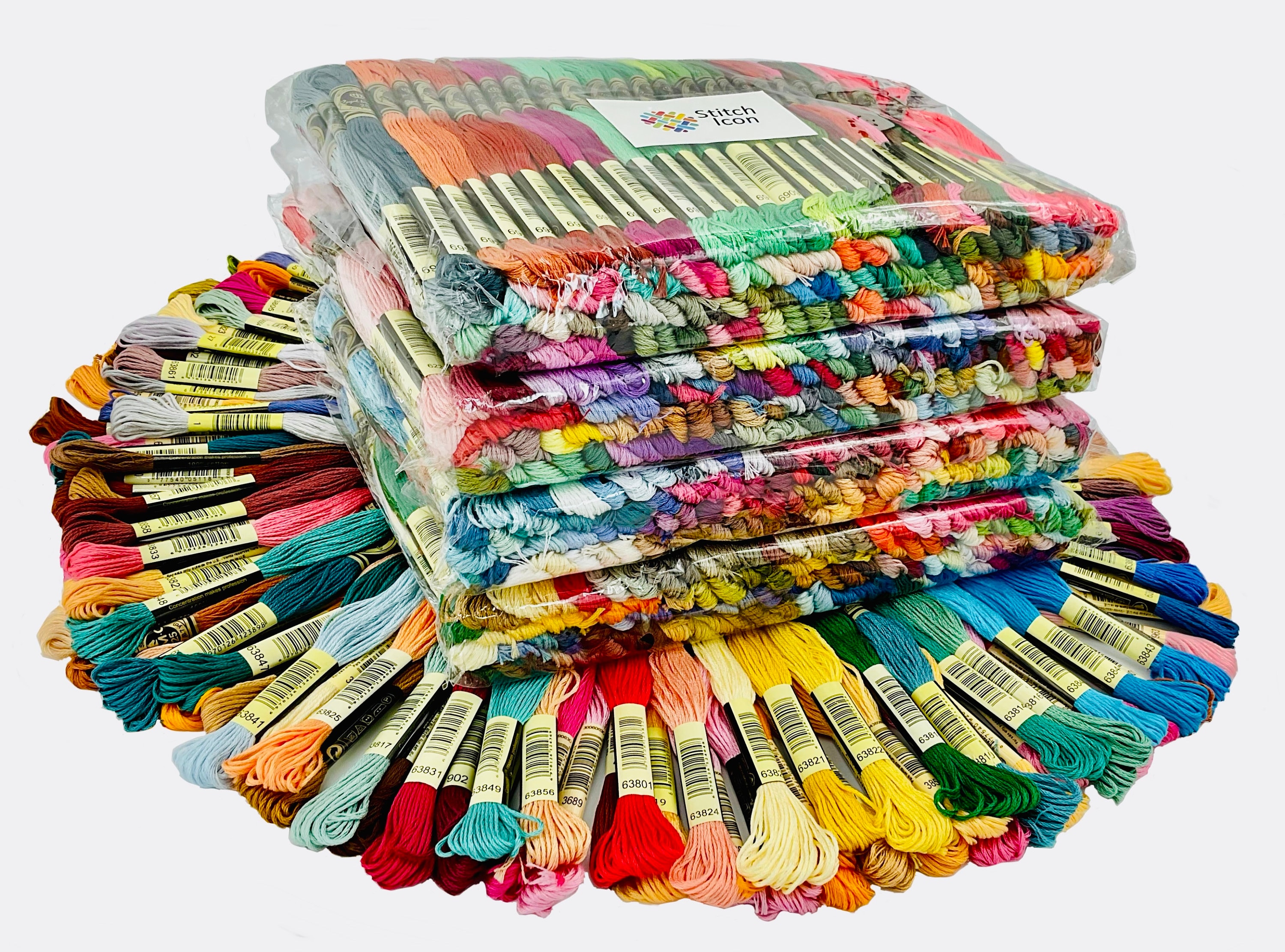 Total 447 Pieces Royal Floss A Full Set Embroidery Thread Cross Stitch  Floss Thread Yarn Fast