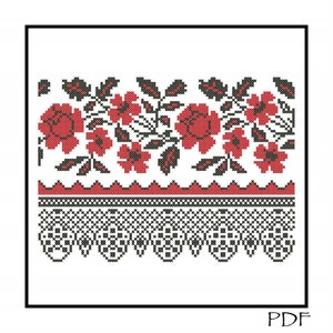 Ukrainian Folk Style - cross stitch   - PDF pattern - instant download!
