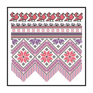 Folk Style Ornament - cross stitch pattern - PDF pattern - instant download!