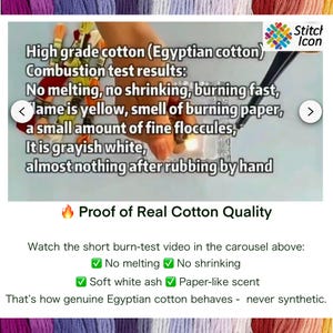 Embroidery Floss Set 482 Colors • DMC Compatible Thread Kit • Egyptian Cotton Floss • Full Cross Stitch Thread Set • Rainbow Floss Box image 5