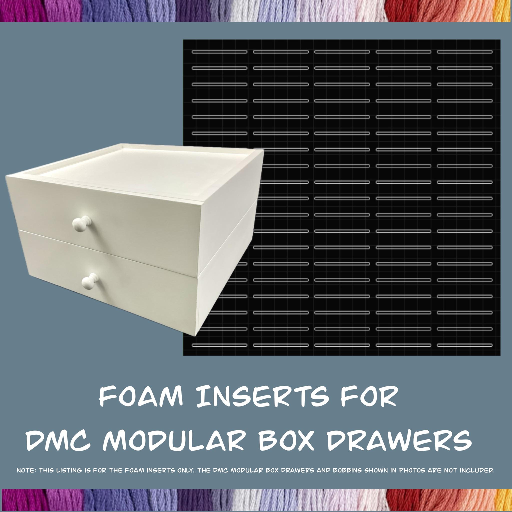 コアミーBT詰め替えセット Foam Inserts for DMC Modular Box Drawers–organize Acrylic or