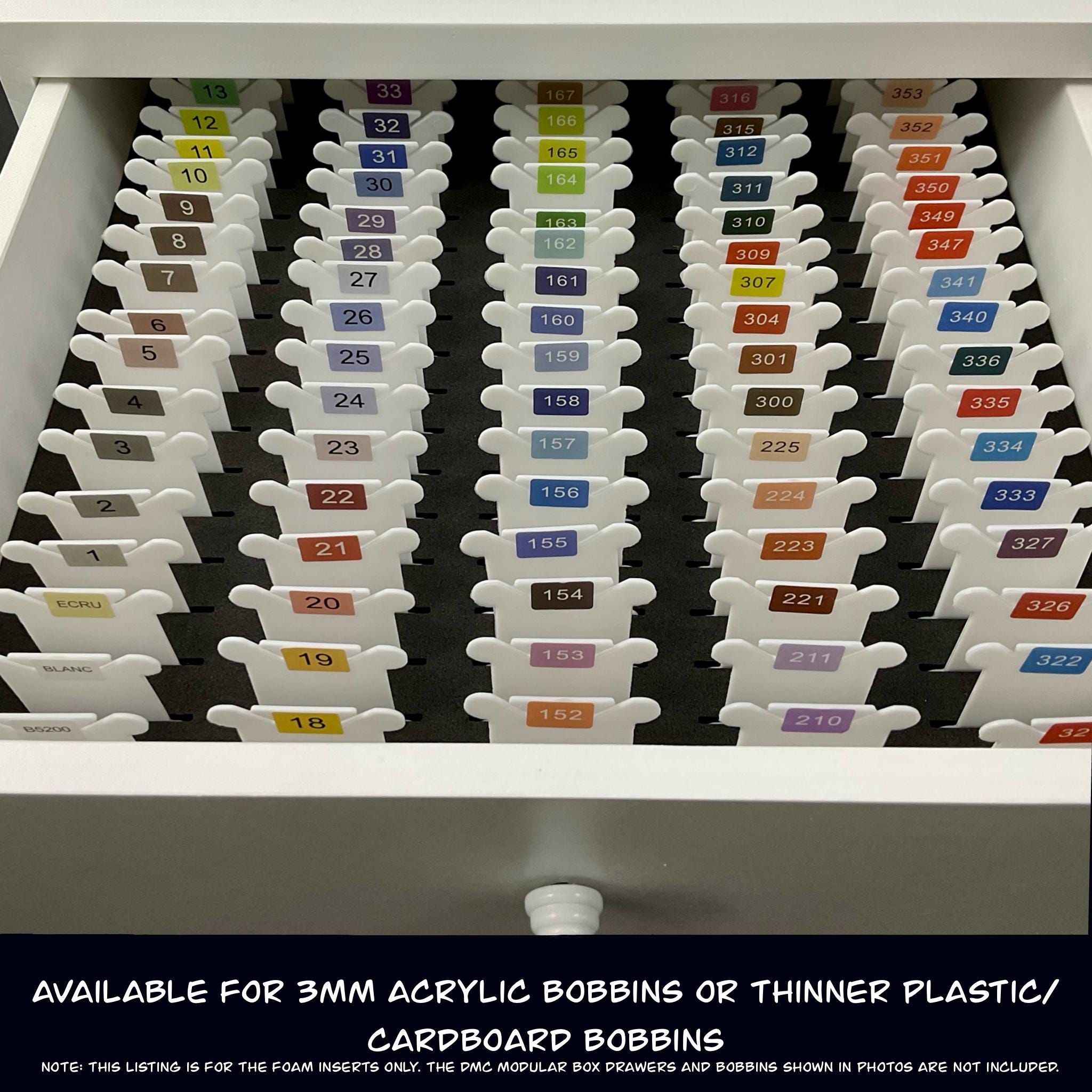 Foam Inserts for DMC Modular Box Drawers–organize Acrylic or Plastic ...
