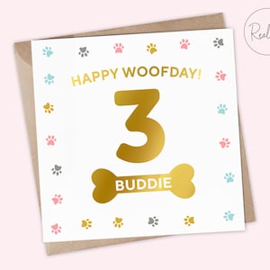 Cartão de aniversário personalizado para cachorro – Cartão de Feliz Dia das Bruxas com nome e idade, Cartão de aniversário personalizado para animais de estimação, Presente engraçado para amantes de cães, Cartão de festa para filhotes