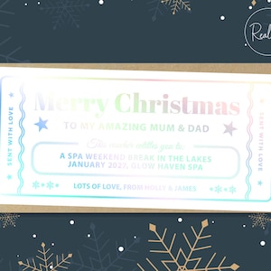 Julklapp, Gyllene biljett, Personlig biljett, Julklapp, Överraskningshelg, Personlig present, Julklapp bild 6