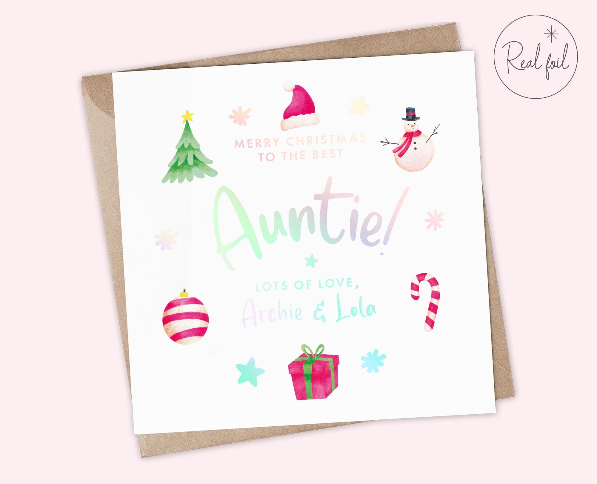 Con Busta Biglietto Di Natale Di Olivia Samuel, Decorazione Dell'albero Busta Inclusa Decorazione Albero