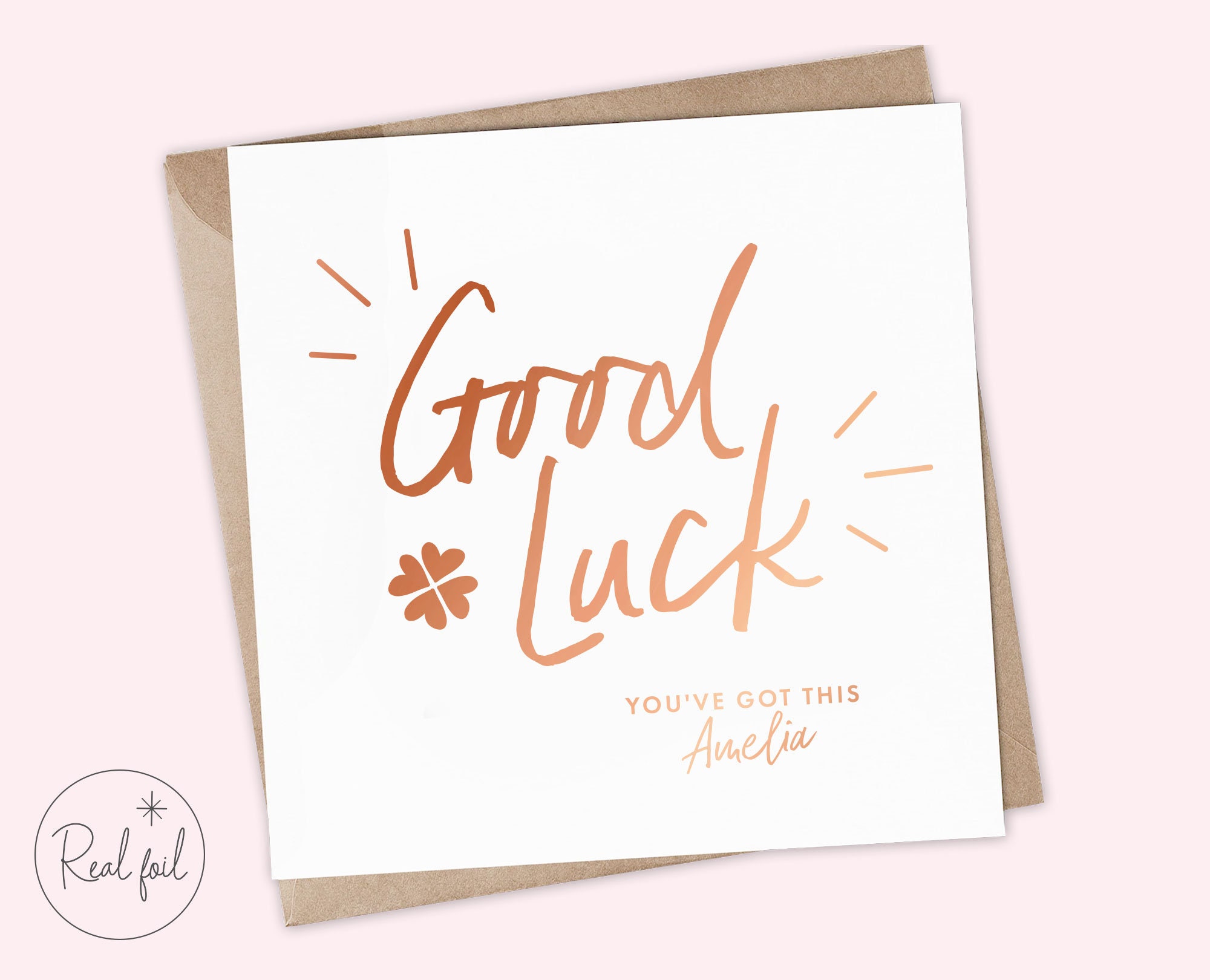 Personalised Good Luck Card You've Got This Best of - Etsy UK