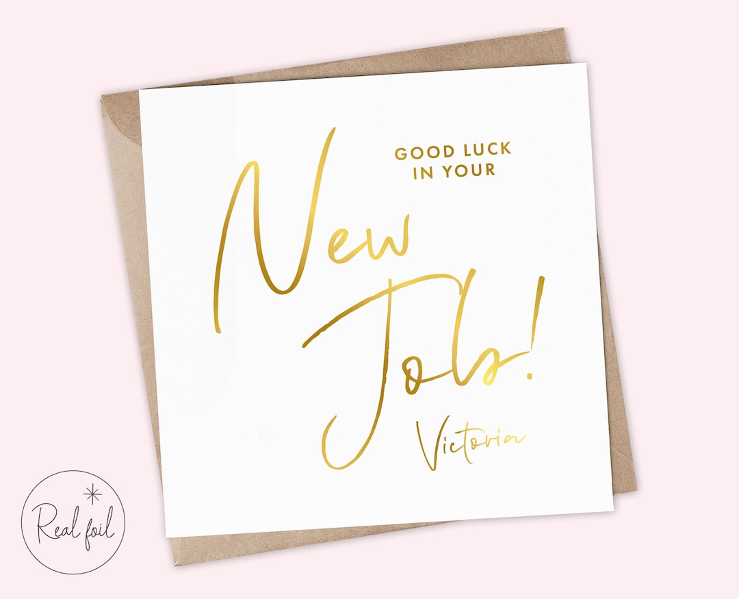 Good Luck in Your New Job Card - You've Got This, Best of Luck Card ...