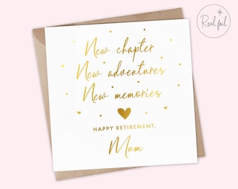 Biglietto di auguri per la pensione della mamma, Biglietto di auguri per la pensione felice, Biglietto di auguri per la pensione del papà, Biglietto di auguri per il nuovo capitolo, Biglietto di auguri personalizzato per la pensione, Nuove avventure