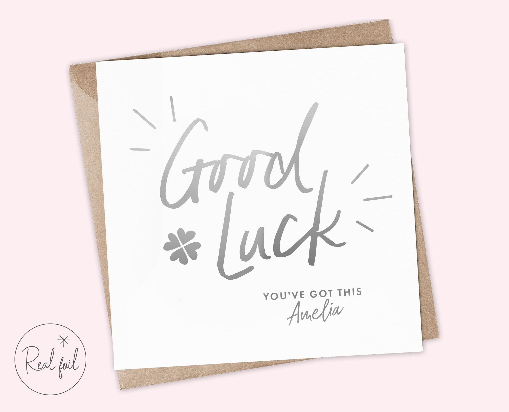 Personalised Good Luck Card You've Got This Best of - Etsy UK