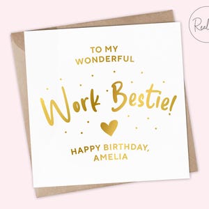 Lustige Geburtstagskarte für Arbeitskollegen - Lustige Büro-Geburtstagskarte für Kollegen, Arbeitsfreund, Chef, Arbeitsplatz BFF Grußkarte, Arbeits-Bestie