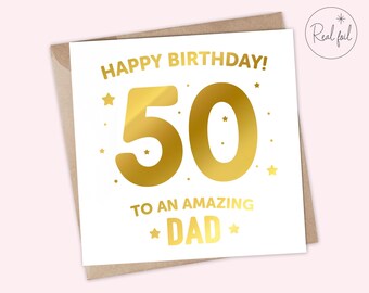 Tarjeta de cumpleaños para papá: 50, 60, 70, 80 y 90 años. Feliz cumpleaños papá. 60 años importantes, cumpleaños especial, tarjeta para él. Tarjeta de cumpleaños para abuelo.