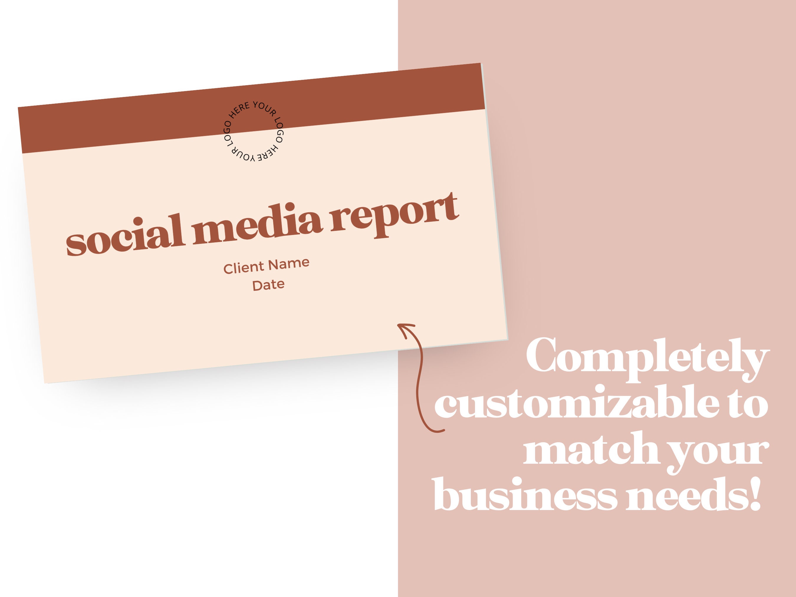 Social Media Analytics Report Template | Social Media Manager | Canva ...