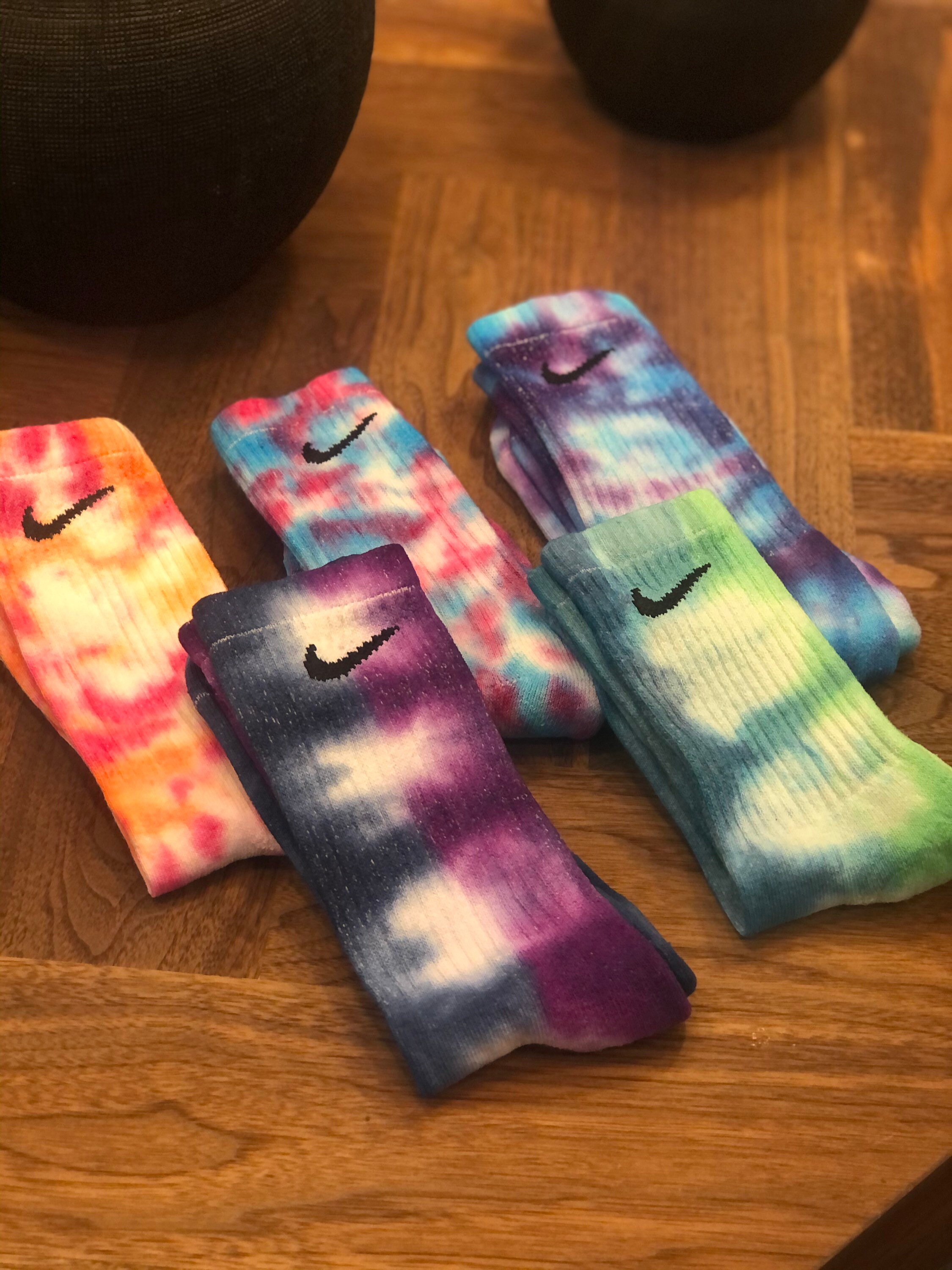 tie dye nike socks 6 pack