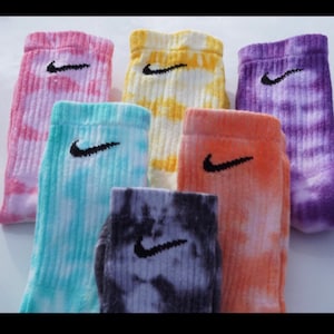2 Pack- Nike Custom Tie-Dye Socks