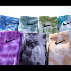 3 pack Nike Custom Tie-dye socks