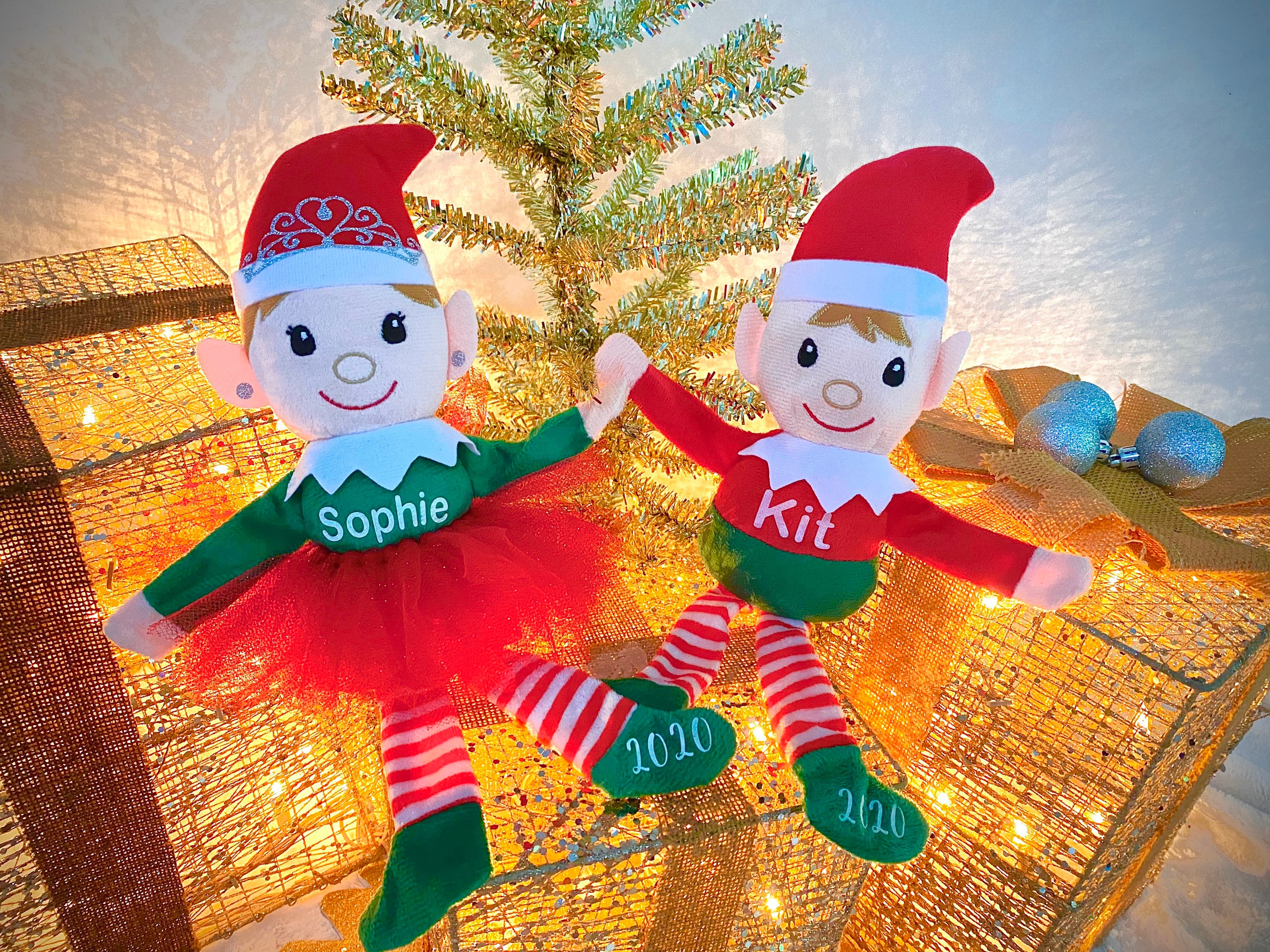 Personalized Elf Dollar Tree Plush Elves Personalized ELF