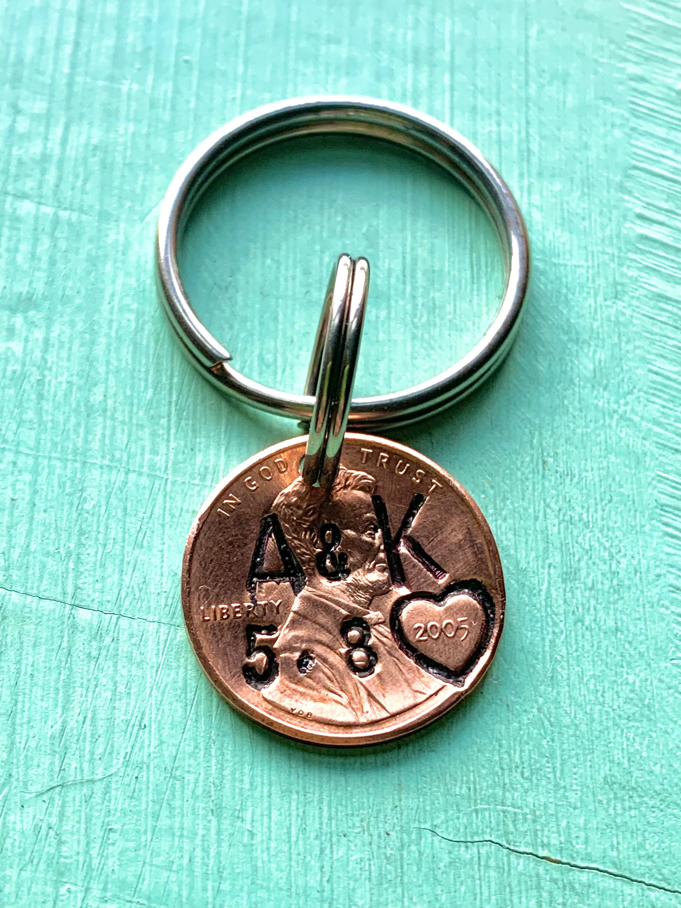 Copper Wedding Anniversary Card 7th Wedding Anniversary Gift Etsy