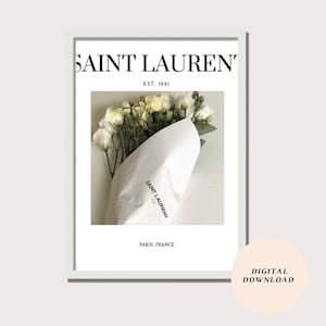 Luxury Designer Poster, Minimalistic Hypebeast Fashion Poster, Download Wall Art, Designer Wall Art