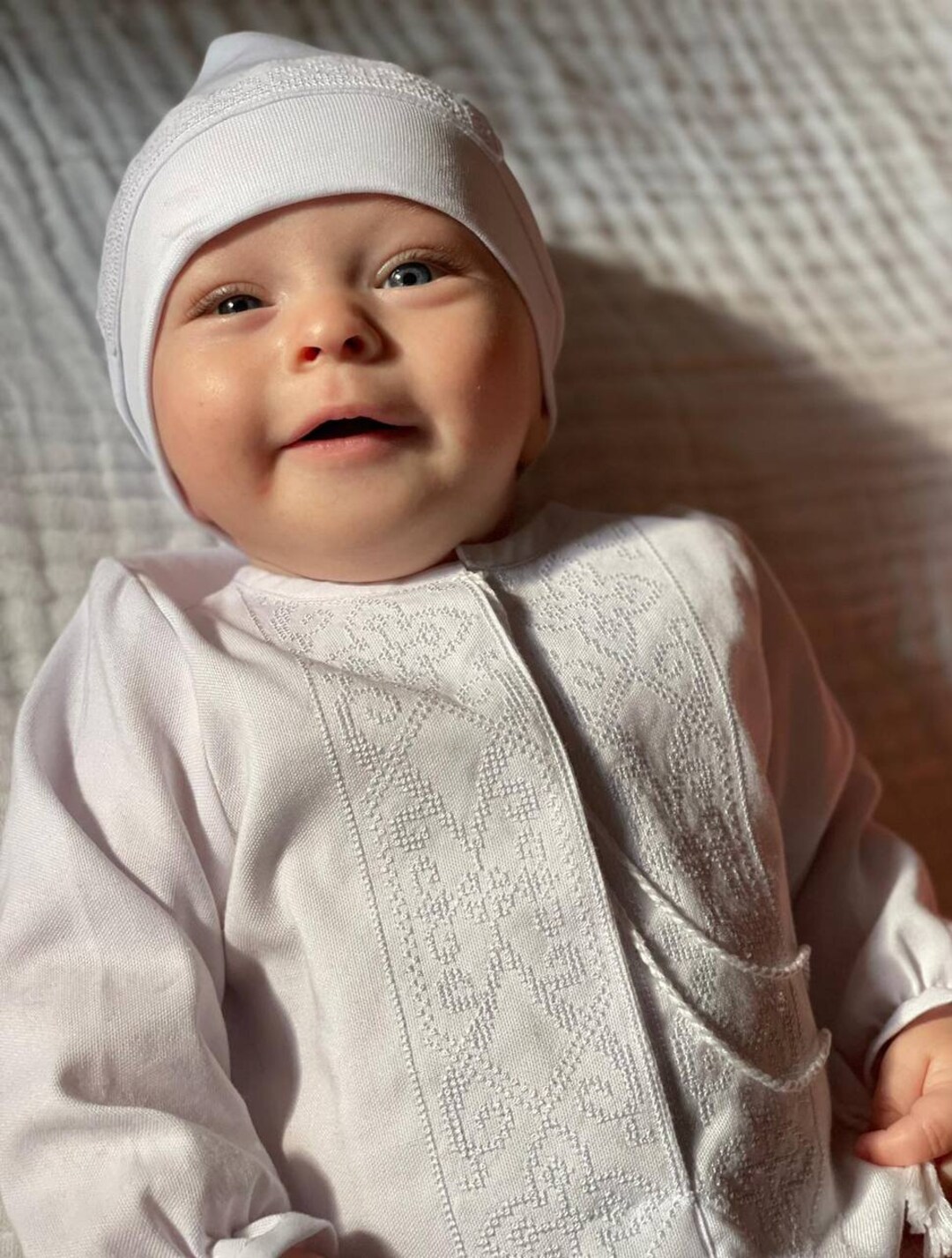 White Baptism Outfit for Baby Boy Boys Blessing Outfit Baby Etsy