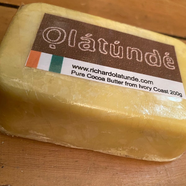 PURE COCOA BUTTER (Ivory Coast, West Africa)