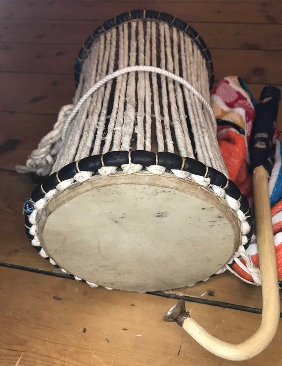TALKING DRUM NIGERIA Adamo Yoruba tribe Etsy