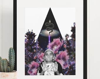 Spiritual Healer Maria Sabina Art Print