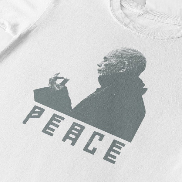 Thich Nhat Hanh peace Unisex Heavy Cotton Tee, vintage retro look graphic t-shirt, mindful Buddhist monk shirt, spiritual teacher
