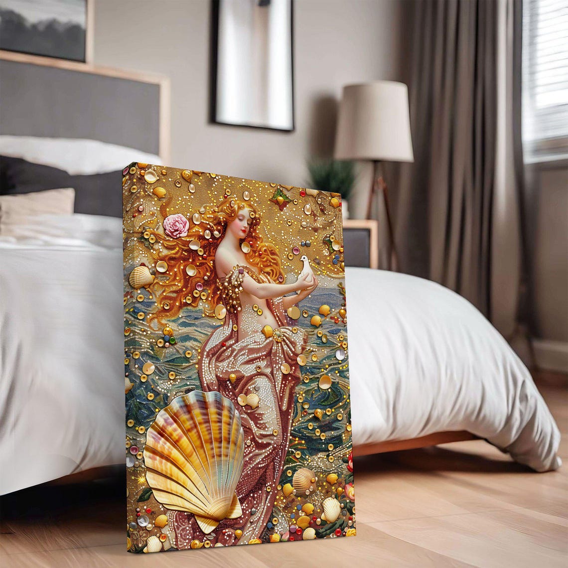 Venus Rising - Enchanted Goddess of Love Sea Shell Art Print - Roman ...