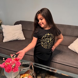 Kids Lord's Prayer T-Shirt in Assyrian | Aramaic Christian Tee