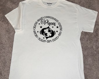 Zodiac astrology signs T-shirt.