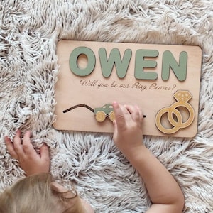 Casse-tête de proposition de cadeau pour un porteur d'alliances, serez-vous notre porteur d'alliances