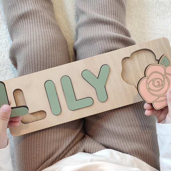 Will you be my our Flower Girl proposal Personalized gift puzzle Custom color