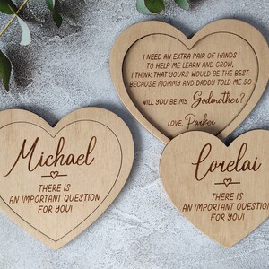 Godparent proposal Will you be my Godmother Unique Godfather gift Godparents Baptism proposal ideas