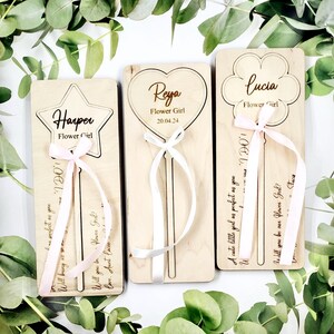 Baguette magique pour proposition de demoiselle d&#39;honneur Serez-vous notre fille d&#39;honneur puzzle Cadeau personnalisé
