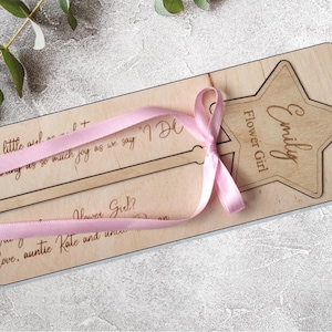 Baguette magique pour proposition de demoiselle d&#39;honneur Serez-vous notre fille d&#39;honneur puzzle Cadeau personnalisé