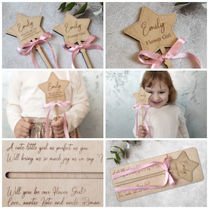 Flower Girl proposal wand