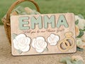 Will You Be My Flower Girl Puzzle, Personalized Gift with Name, Proposal Keepsake for Little Girls, Custom Flower Girl Present product logo