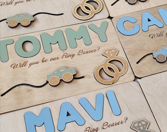 Ring Bearer gift Proposal puzzle, Will you be our Ring Bearer