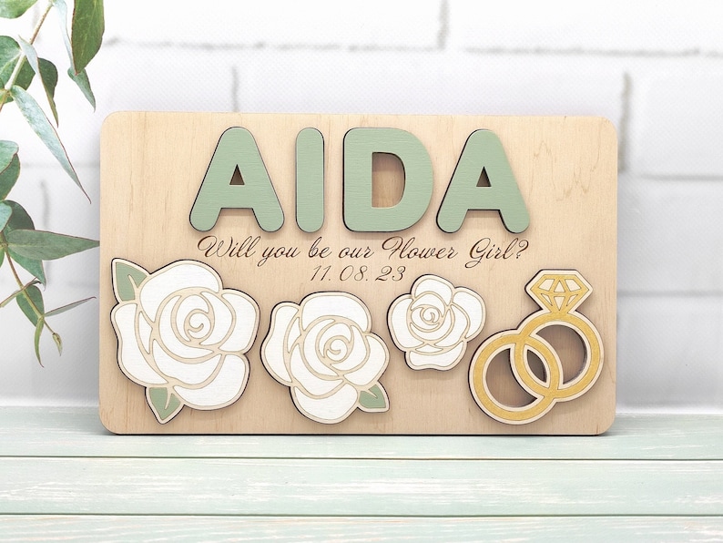 Thank you for being my our Flower Girl proposal Personalized image 1