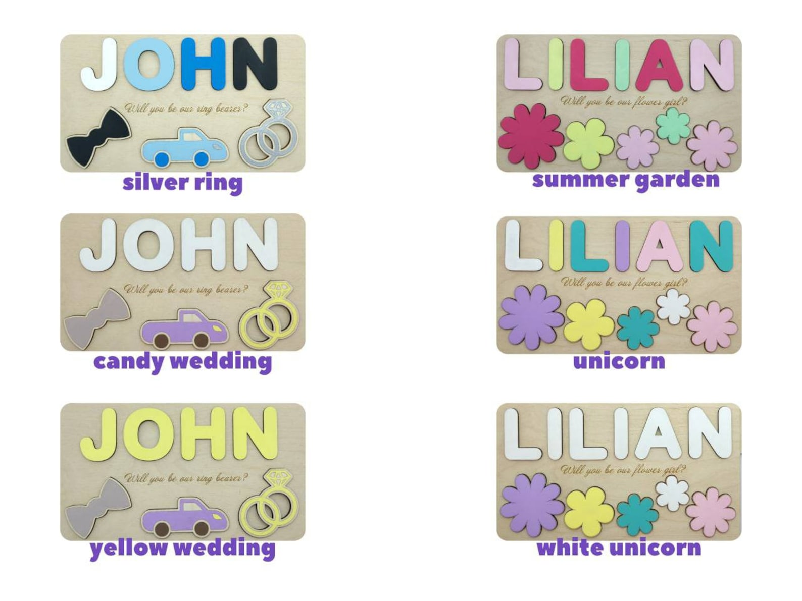 Ring bearer name proposal gift Will you be our ring bearer Etsy