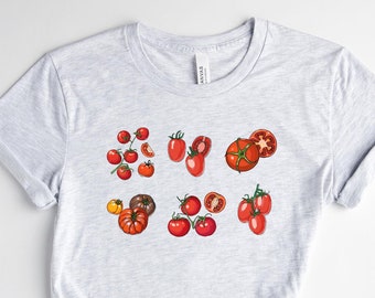 Tomaten Shirt, Gärtner Shirt, Gärtner Geschenk, Gemüse Shirt, Gartenarbeit Kleidung, Pflanzenliebhaber Shirt, Farmer Shirt, Pflanzen Mama