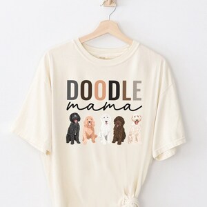 Comfort Colors Golden Doodle Shirt, Doodle Mama Shirt, Golden Doodle Gifts, Doodle Mom Shirt, Dog Mom Gift, Dog Mom Shirt
