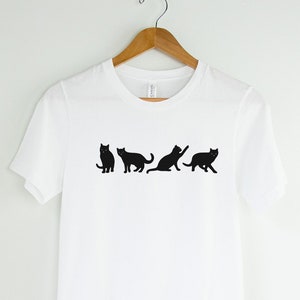Cat Shirt, Black Cat T-Shirt, Cat Mom Shirt, Cat Lover Gift, Funny Cat Shirt, Cute Cat Shirt, Cat Mom Gifts, Animal Lover Shirt