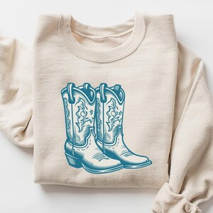 Western Sweatshirt, Cowgirl Boots Shirt, Western Graphic Tee, Cowgirl Tshirt, Horse Lover Gift, Cowboy Graphic Shirt, Rodeo Sweatshirt