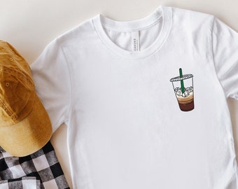 Camisa de café helado, camiseta de café helado, tráeme una camisa de café helado, regalo para amantes del café, camisa de café para mujeres, camisa adicta al café