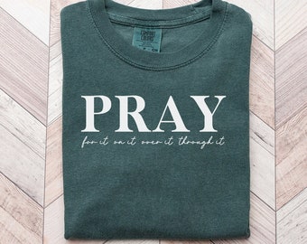 Pray Shirt, Women Of The Bible Shirt, Womens Christian Shirts, Prayer Shirt, Religious Shirt, Christianity Gift, Worship TShirt, Church Tees
