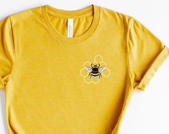Bee Shirt for Women, Bumblebee Shirt, Bee T-Shirt, Insect Shirt, Nature Lover Gift, Save the Bees Shirt, Beekeeper Shirt, Bee Lover Shirt