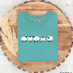 Comfort Colors Sheep Shirt, Farm Animal Shirt, Farmer Shirt, Animal Lover Gift, Sheep Mom, Gift for Her, Sheep Tshirt, Cute Animal Shirt
